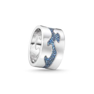 Georg jensen fusion blå safir 1